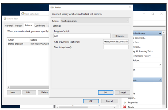 New Action options