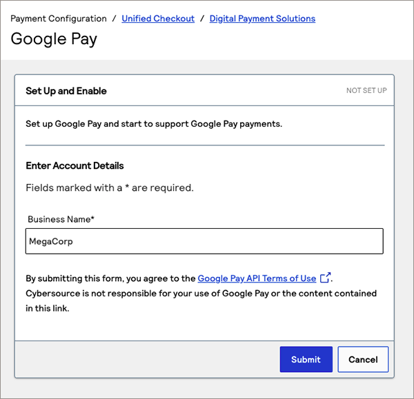 Screen capture of Google Pay.